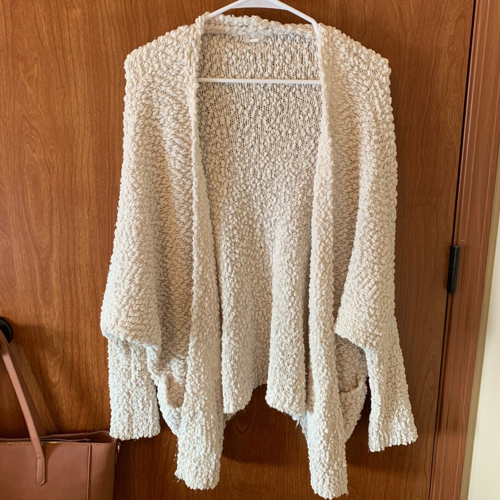 Soft fuzzy cardigan